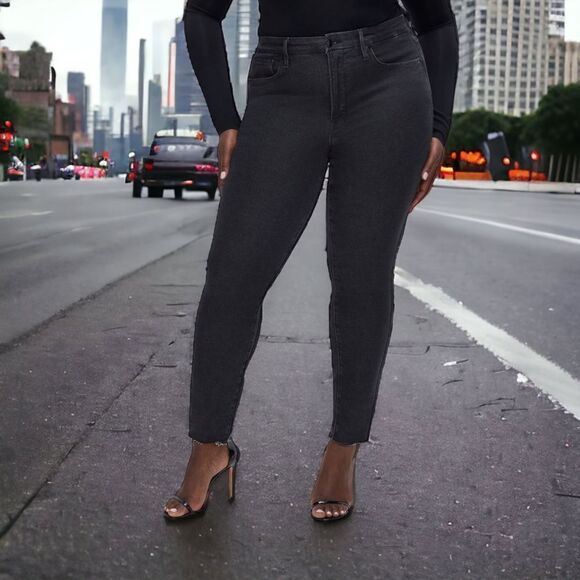 GOOD AMERICAN Good Legs Skinny Jeans 16 - Picture 1 of 9